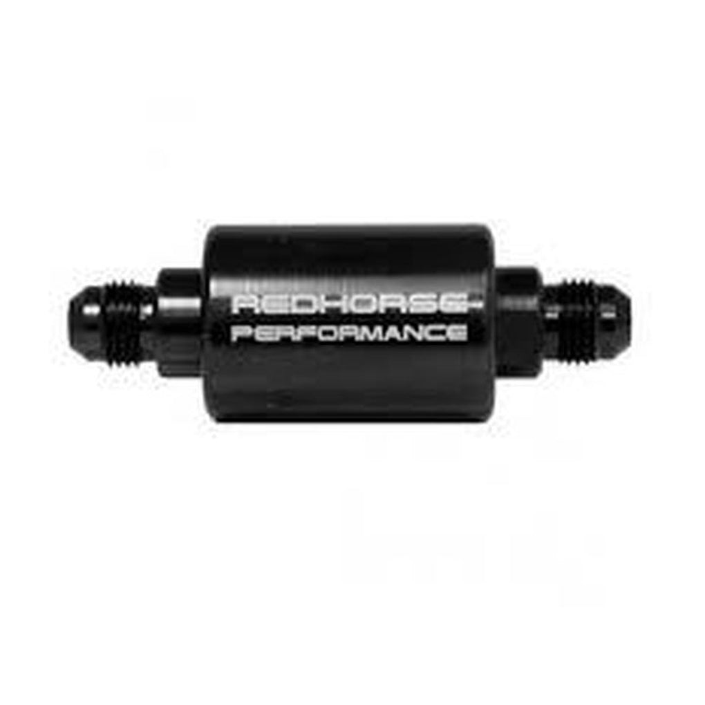 Red Horse Performance 4151-06-2 06 Inlet 06 Outlet An High Flow Fuel Filter Black