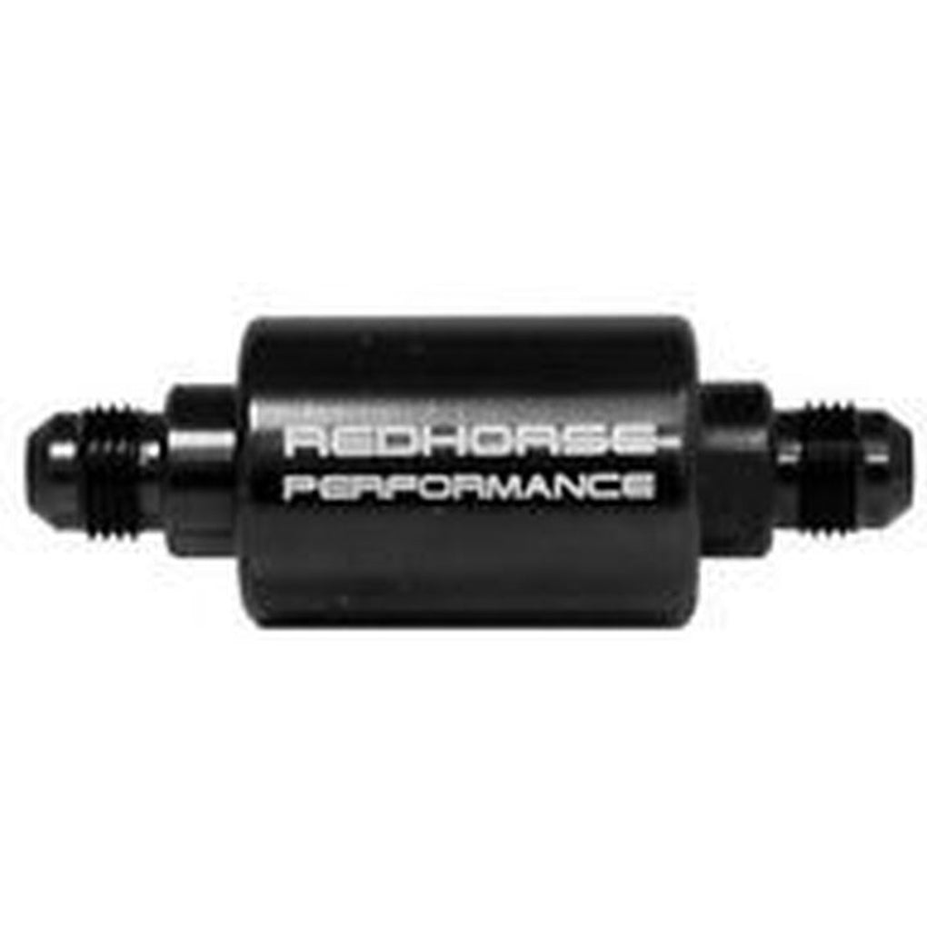 Red Horse Performance 4151-08-2 08 Inlet 08 Outlet An High Flow Fuel Filter Black