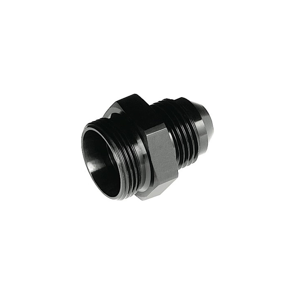 Red Horse Performance 5015-06-2 06 To 9/16 X 24 Holley Single Feed Carb Fitting Black