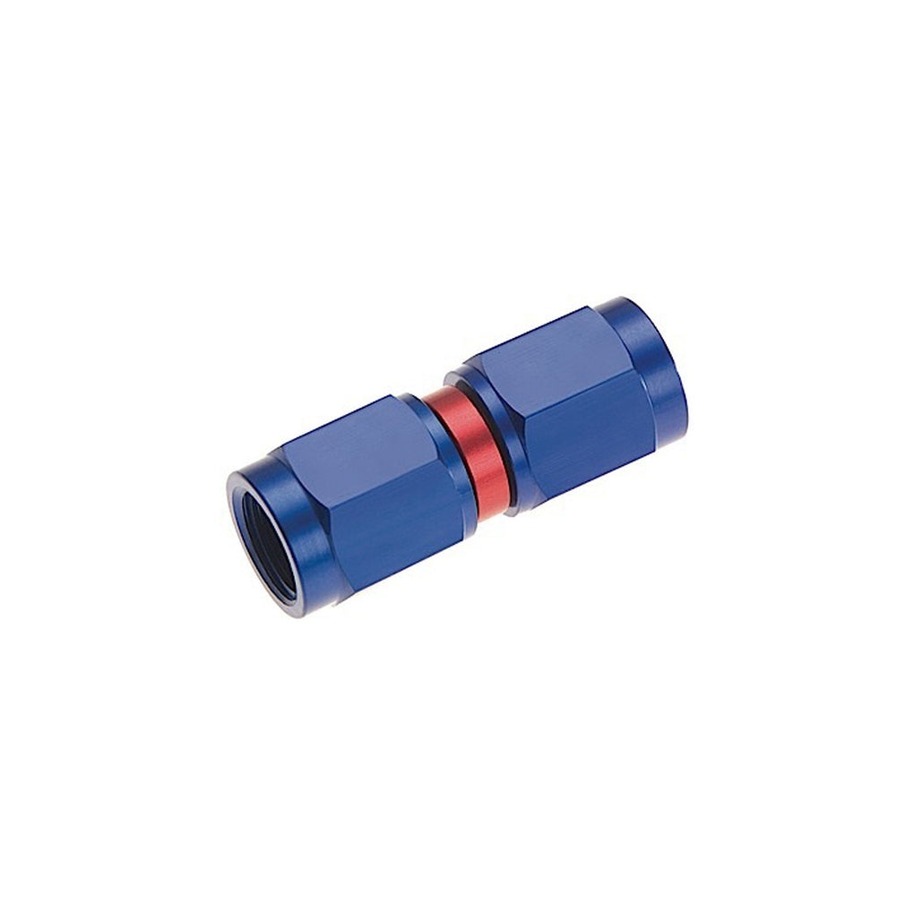 Red Horse Performance 8100-08-1 08 Female To Female An/Jic Swivel Coupling Red&Blue