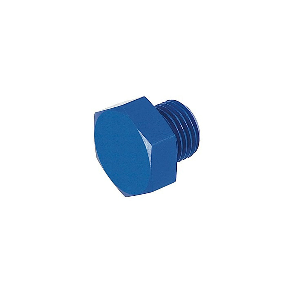 Red Horse Performance 814-06-1 06 An/Jic Straight Thread (Oring) Port Plug Blue