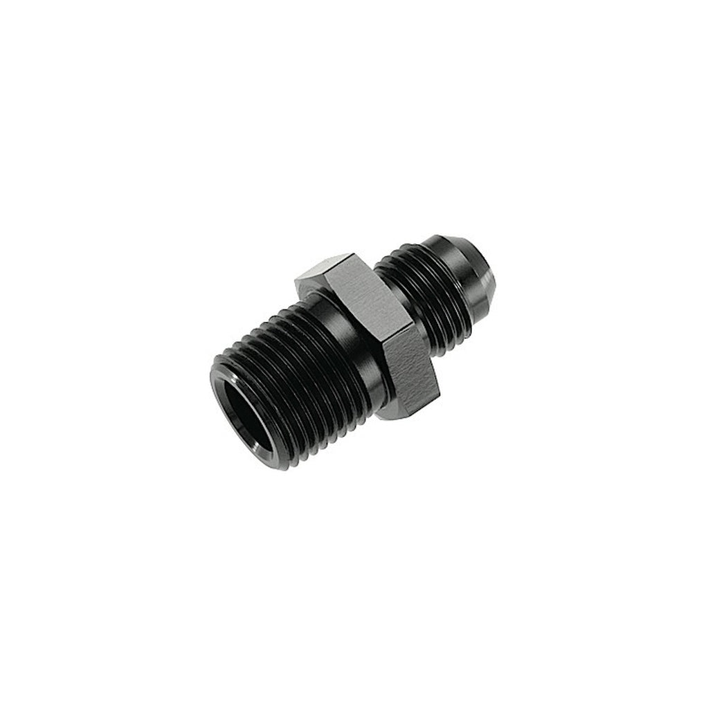Red Horse Performance 816-06-06-2 06 Straight Male Adapter To 06 (3/8) Npt Male Black