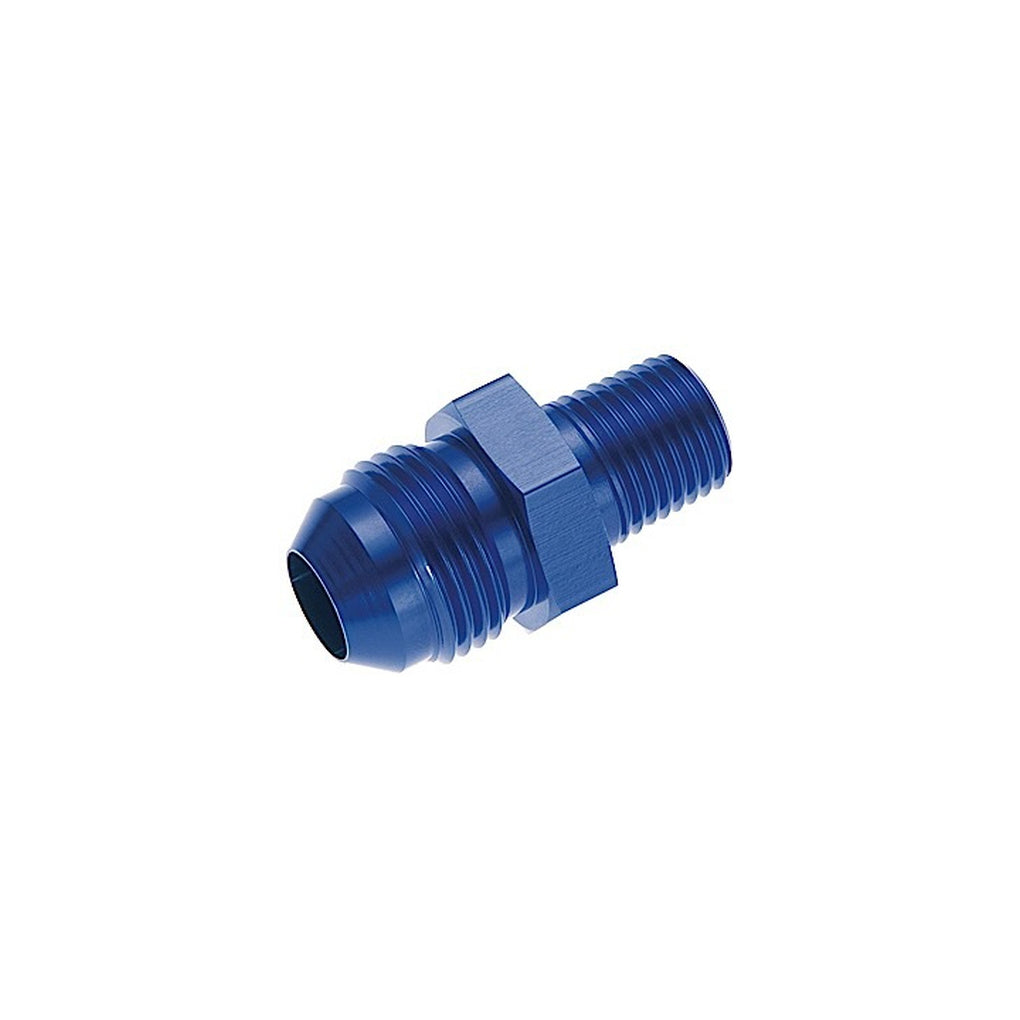 Red Horse Performance 816-08-12-1 08 Straight Male Adapter To 12 (3/4) Npt Male Blue