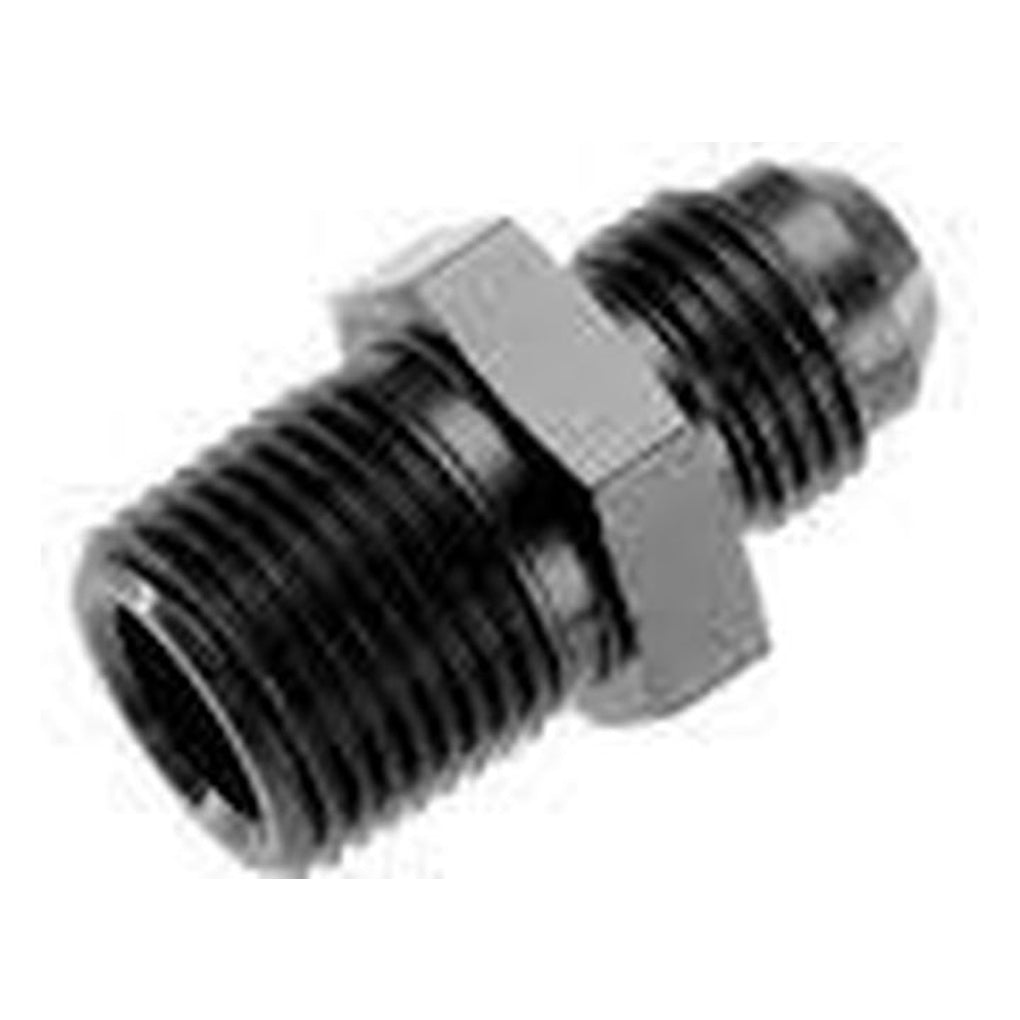 Red Horse Performance 816-10-06-2 10 Straight Male Adapter To 06 (3/8) Npt Male Black