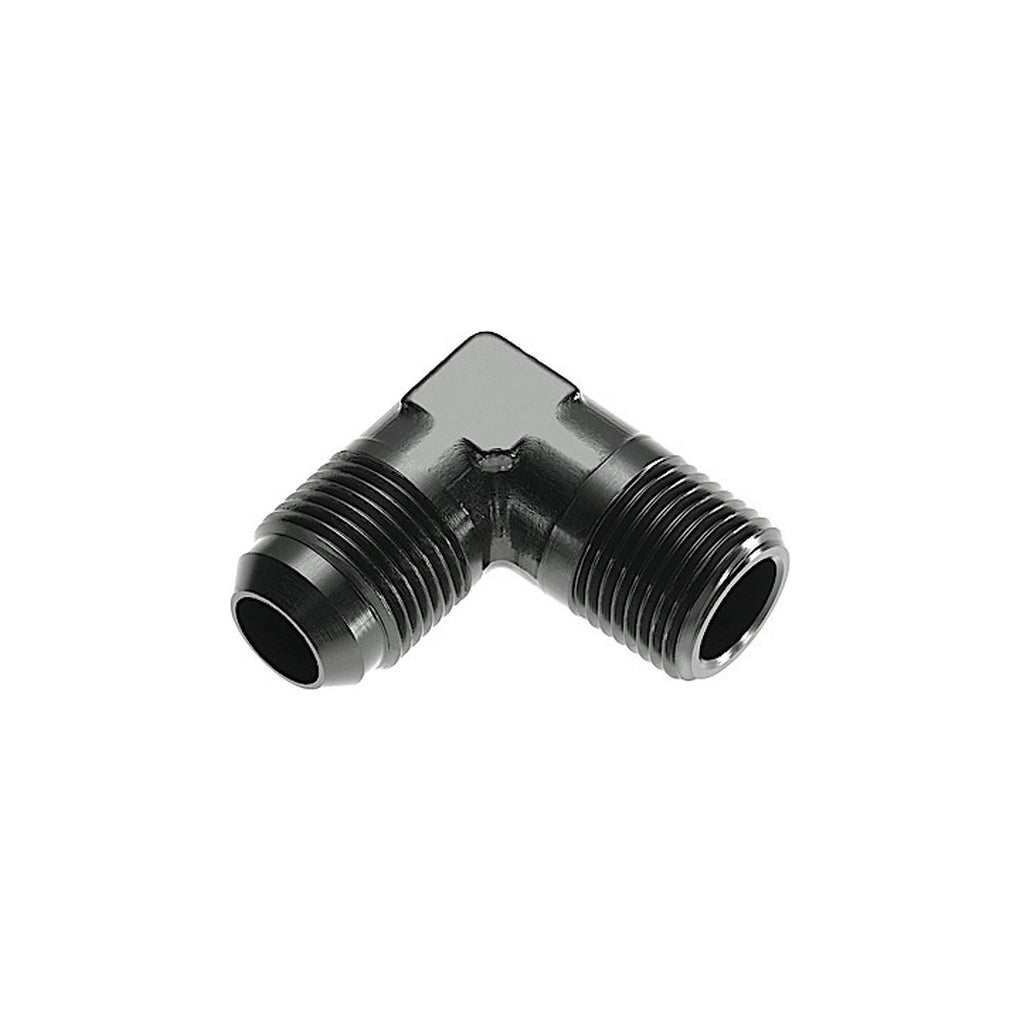 Red Horse Performance 822-10-08-2 10 90 Degree Male Adapter To 08 (1/2) Npt Male Black