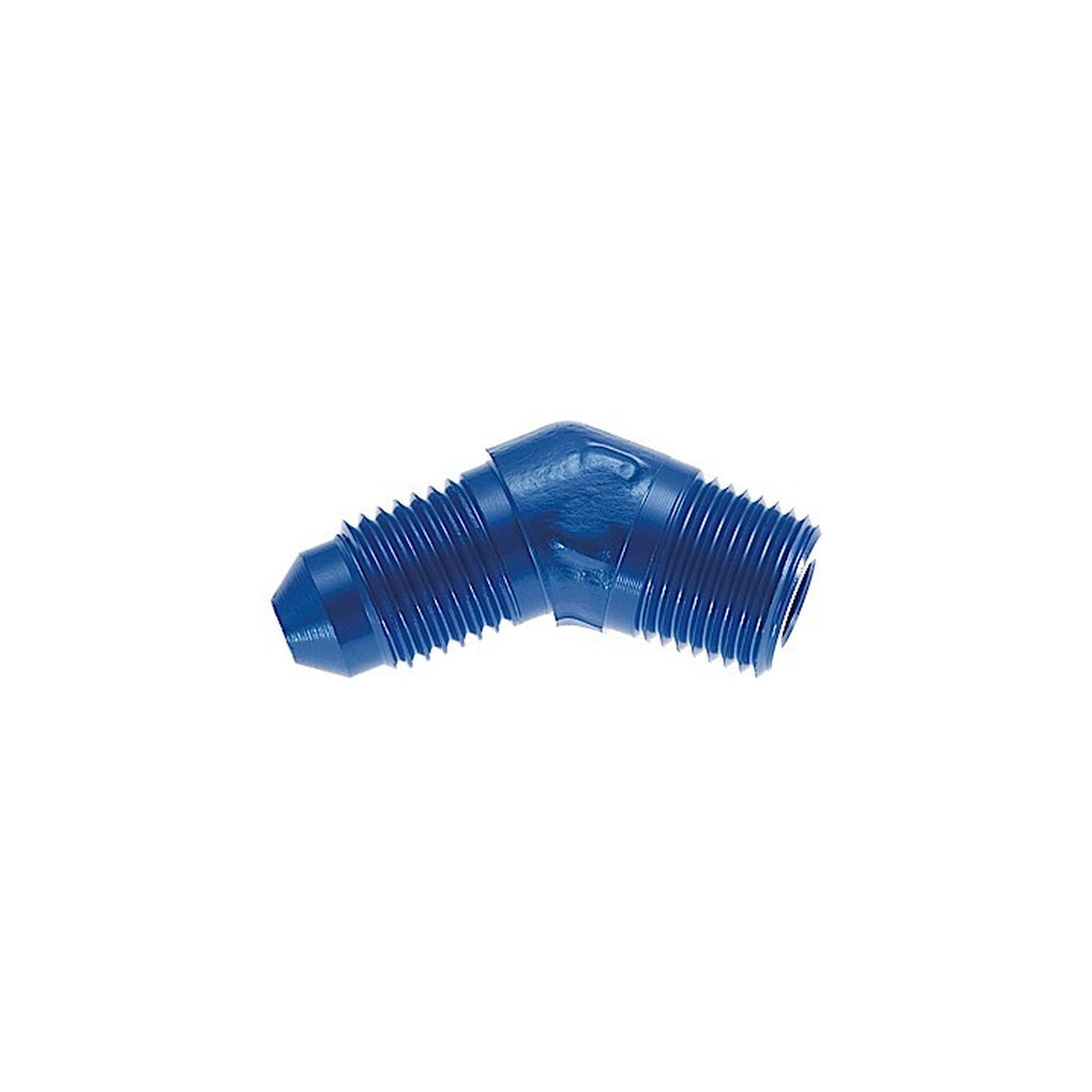 Red Horse Performance 823-12-12-1 12 45 Degree Male Adapter To 12 (3/4) Npt Male Blue