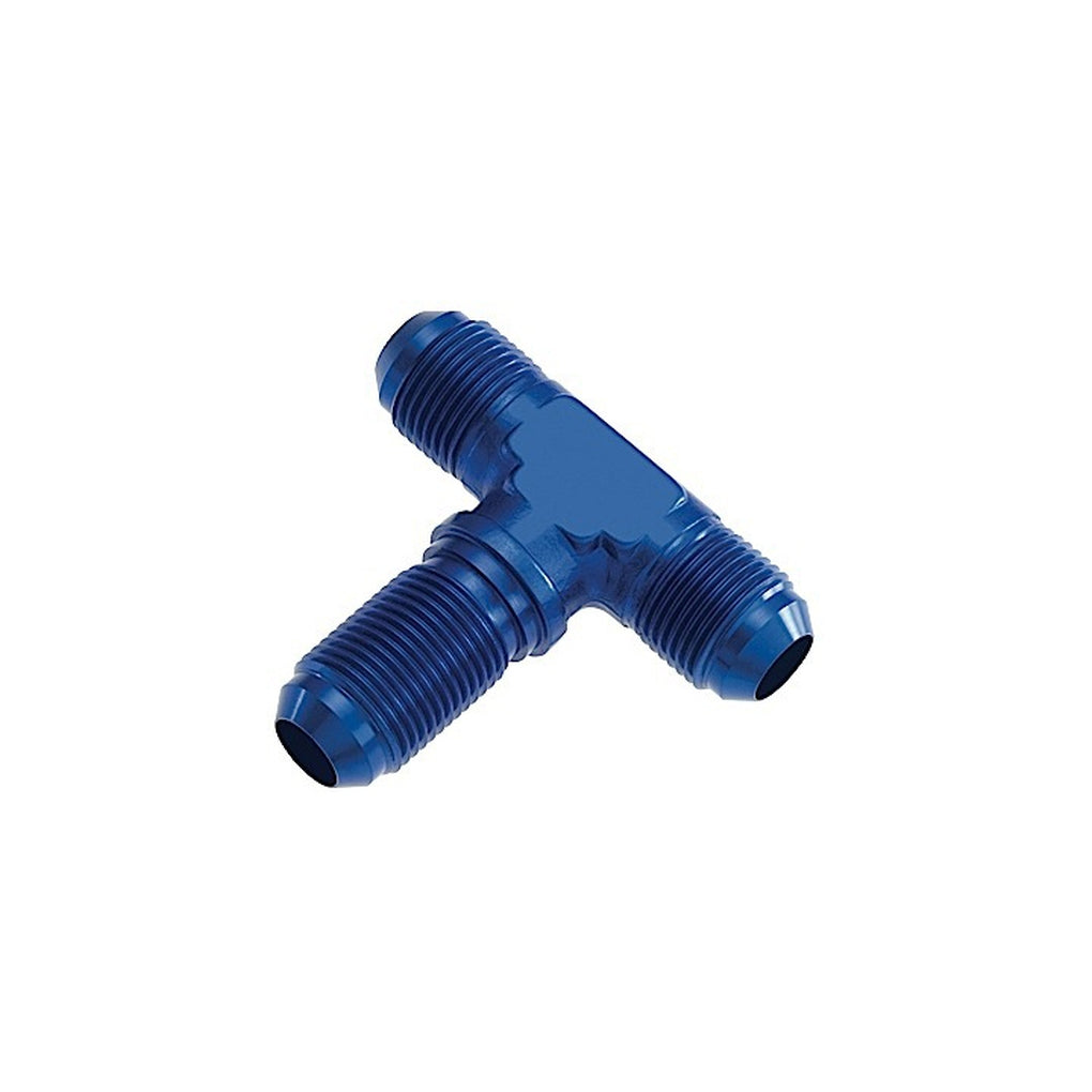 Red Horse Performance 834-04-1 04 Male An/Jic Bulkhead Tee (Bulkhead On Side) Blue