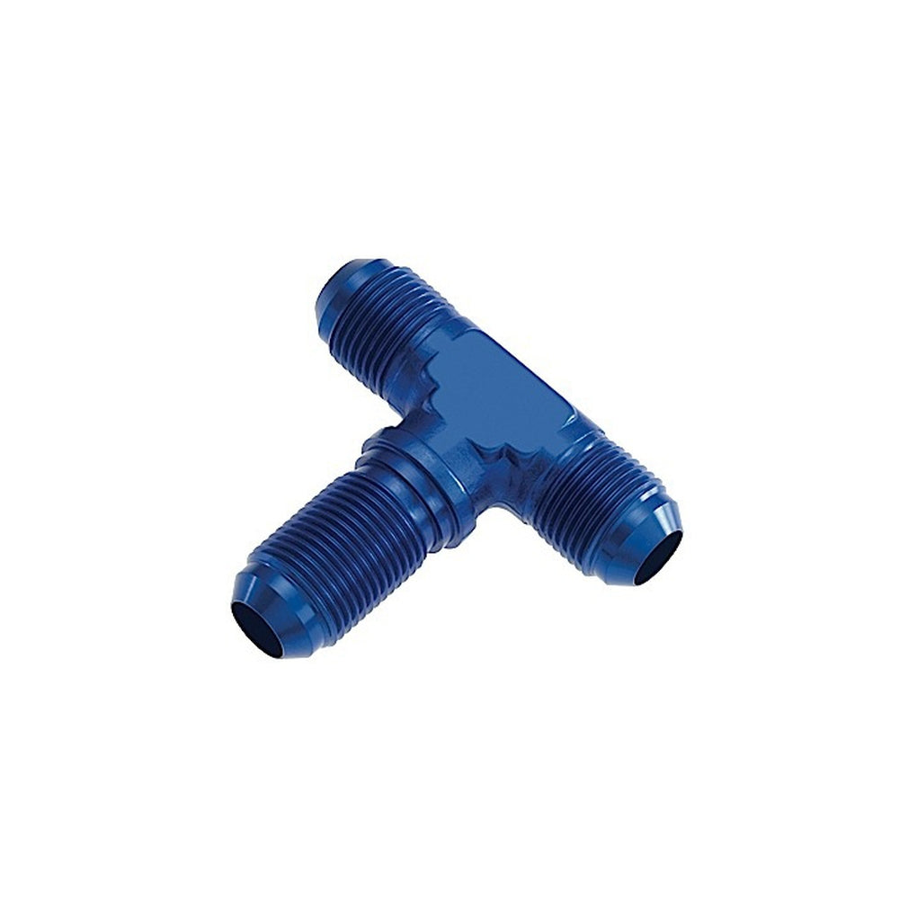 Red Horse Performance 834-10-1 10 Male An/Jic Bulkhead Tee (Bulkhead On Side) Blue