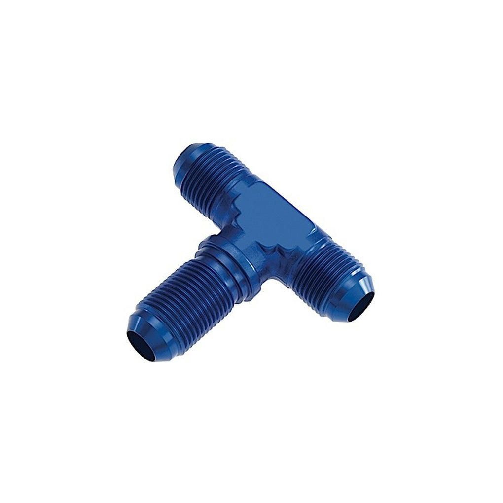 Red Horse Performance 834-12-1 12 Male An/Jic Bulkhead Tee (Bulkhead On Side) Blue