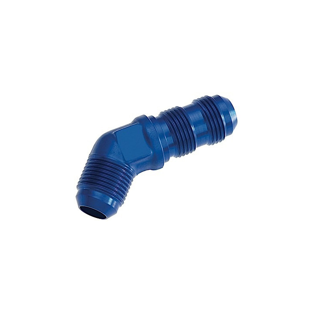 Red Horse Performance 837-03-1 03 Male An/Jic Bulkhead Adapters 45 Degree Blue