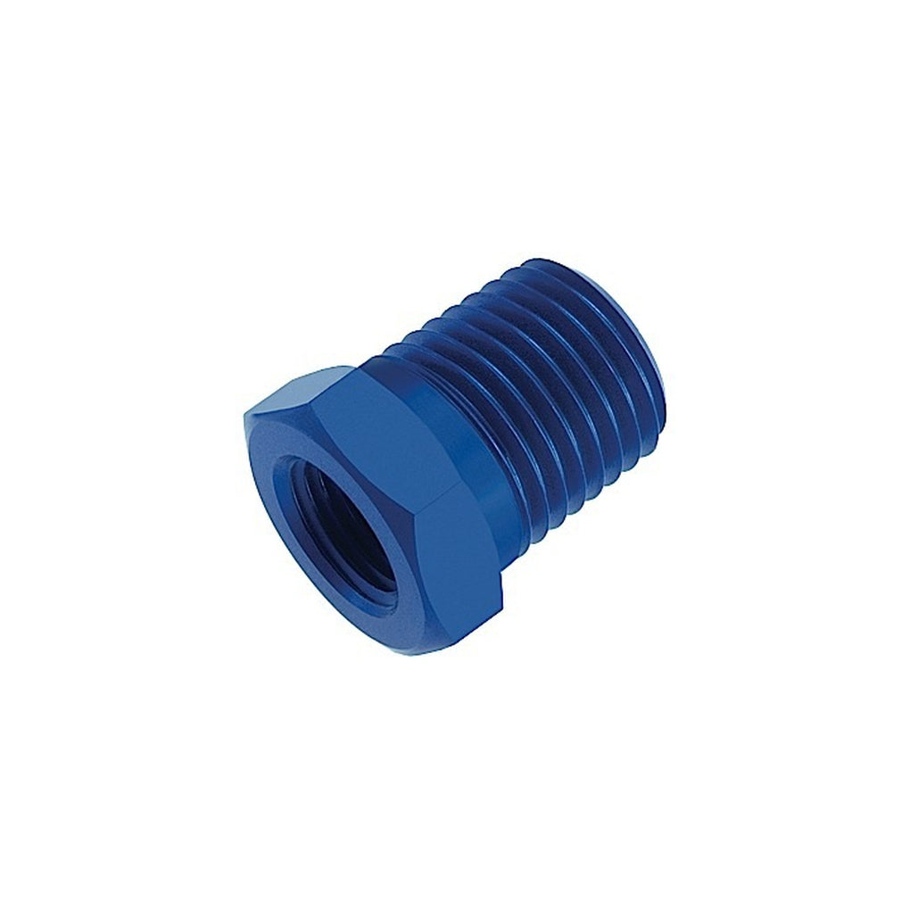 Red Horse Performance 912-06-02-1 06 (3/8) Npt Male To 02 (1/8) Npt Female Reducer Blue