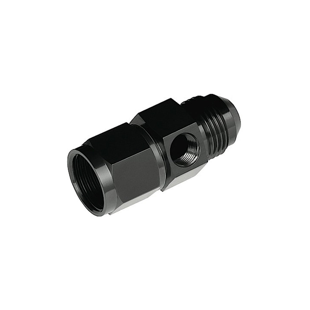 Red Horse Performance 9192-06-2 06 Male To 06 Female An/Jic With 1/8 Npt In Hex Black