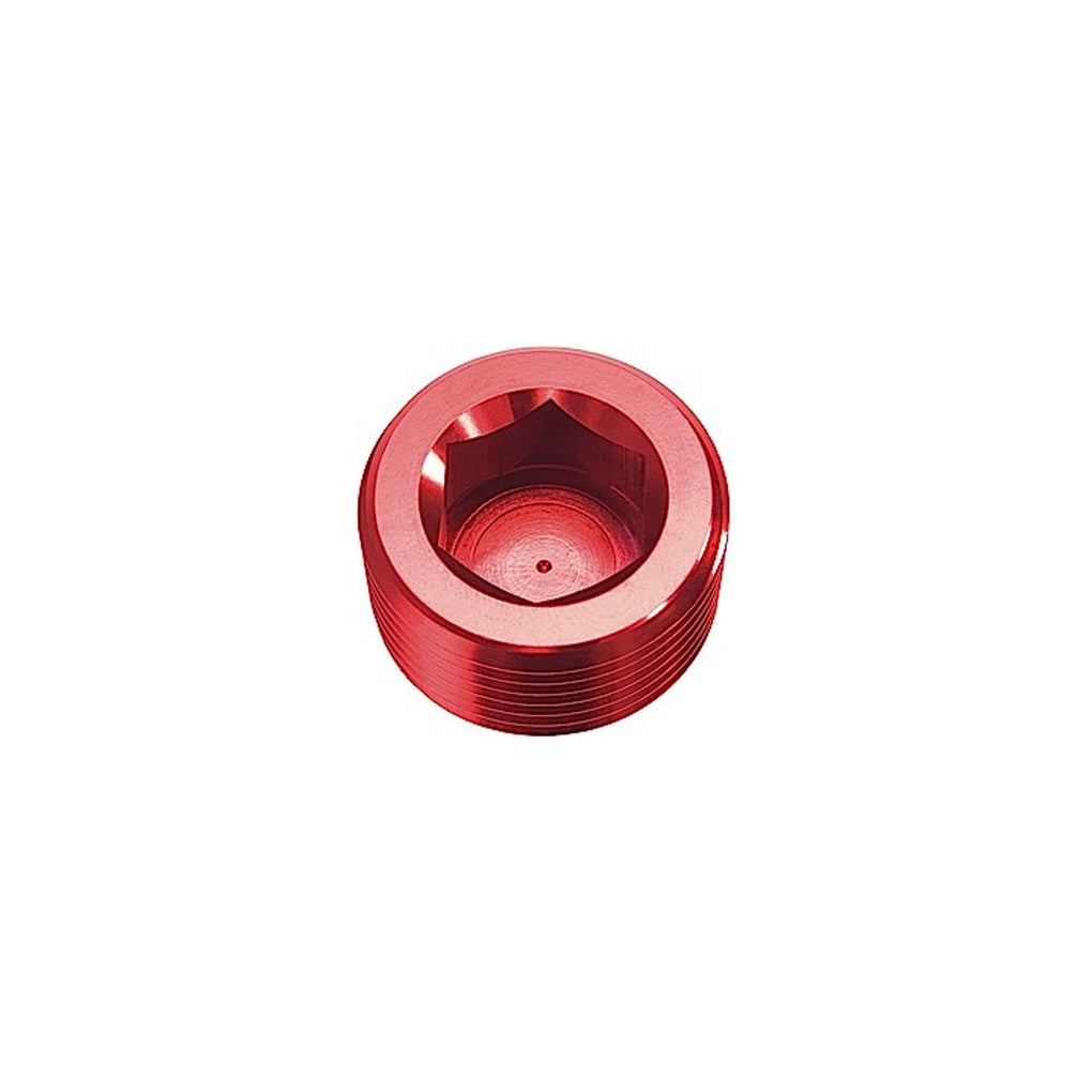 Red Horse Performance 932-06-3 06 (3/8) Npt Hex Head Pipe Plug Red 2/Pkg