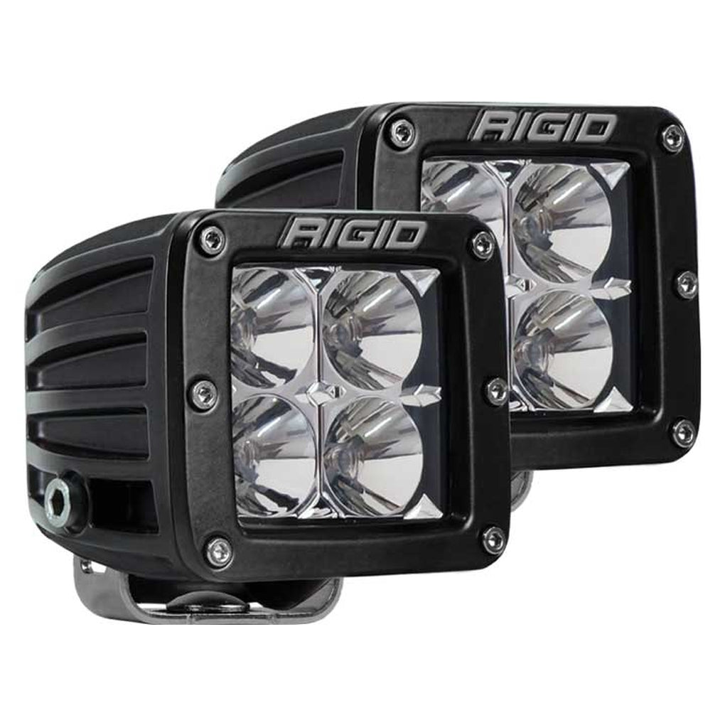 Rigid Industries 202113 Dseries Pro Flood Surface Mount Black 2 Lights