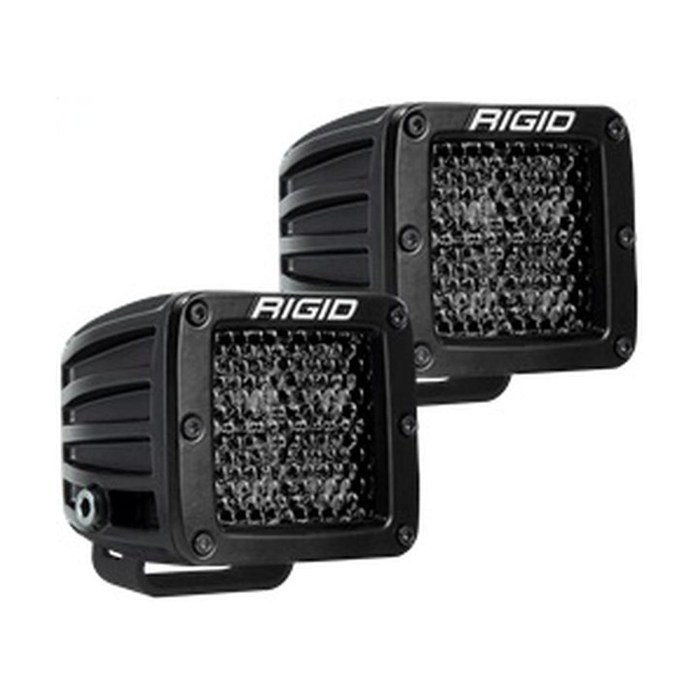 Rigid Industries 202513BLK Dseries Pro Spot Diffused Midnight Surface Mount | Pair