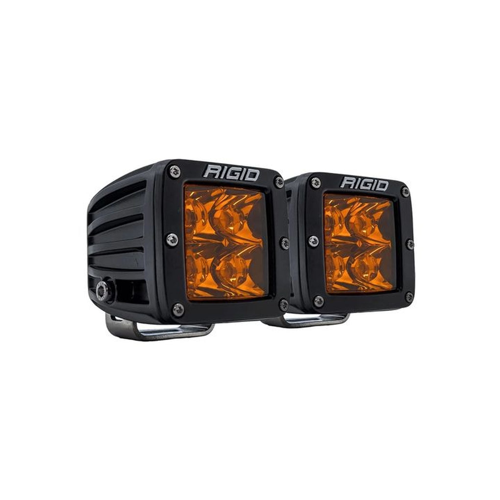 Rigid Industries 20252 Dseries Spot With Amber Pro Lens Pair