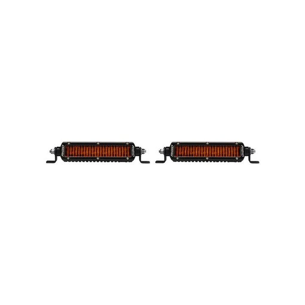 Rigid Industries 906705 Srseries Sae 6 Inch With Amber Pro Lens Pair