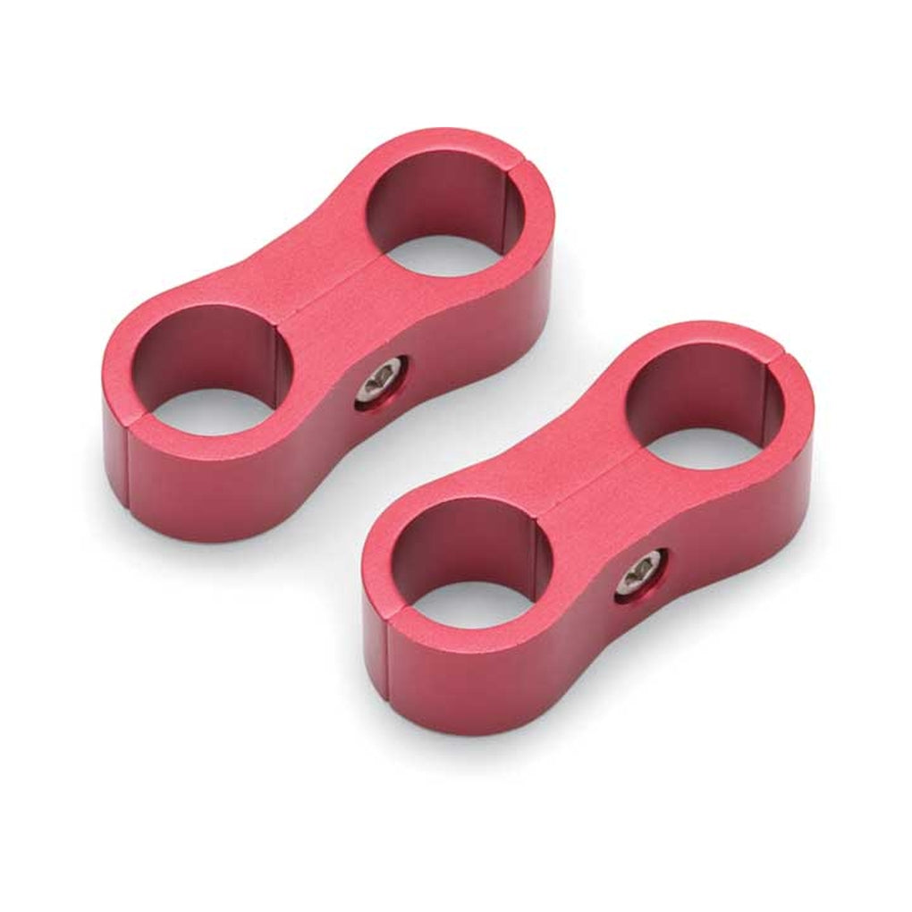 Russell 654300 Hose Separator For 6 Braided Red Anodize