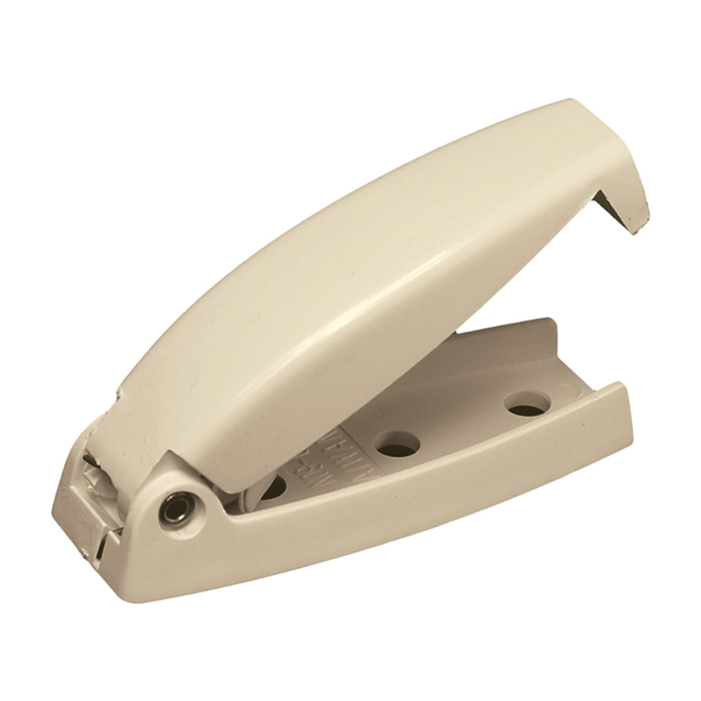 RV Designer E209 Baggage Door Catch Col White Rounded