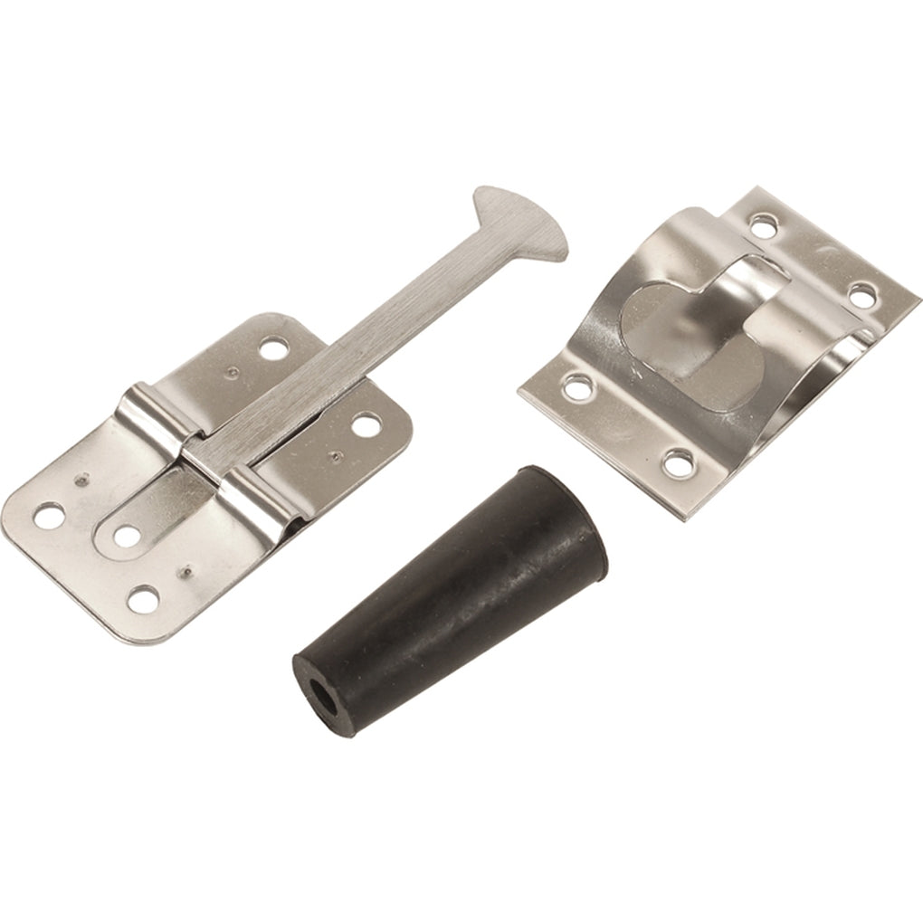 RV Designer E225 Entry Door Holder Stainless Steel 3 3/4In