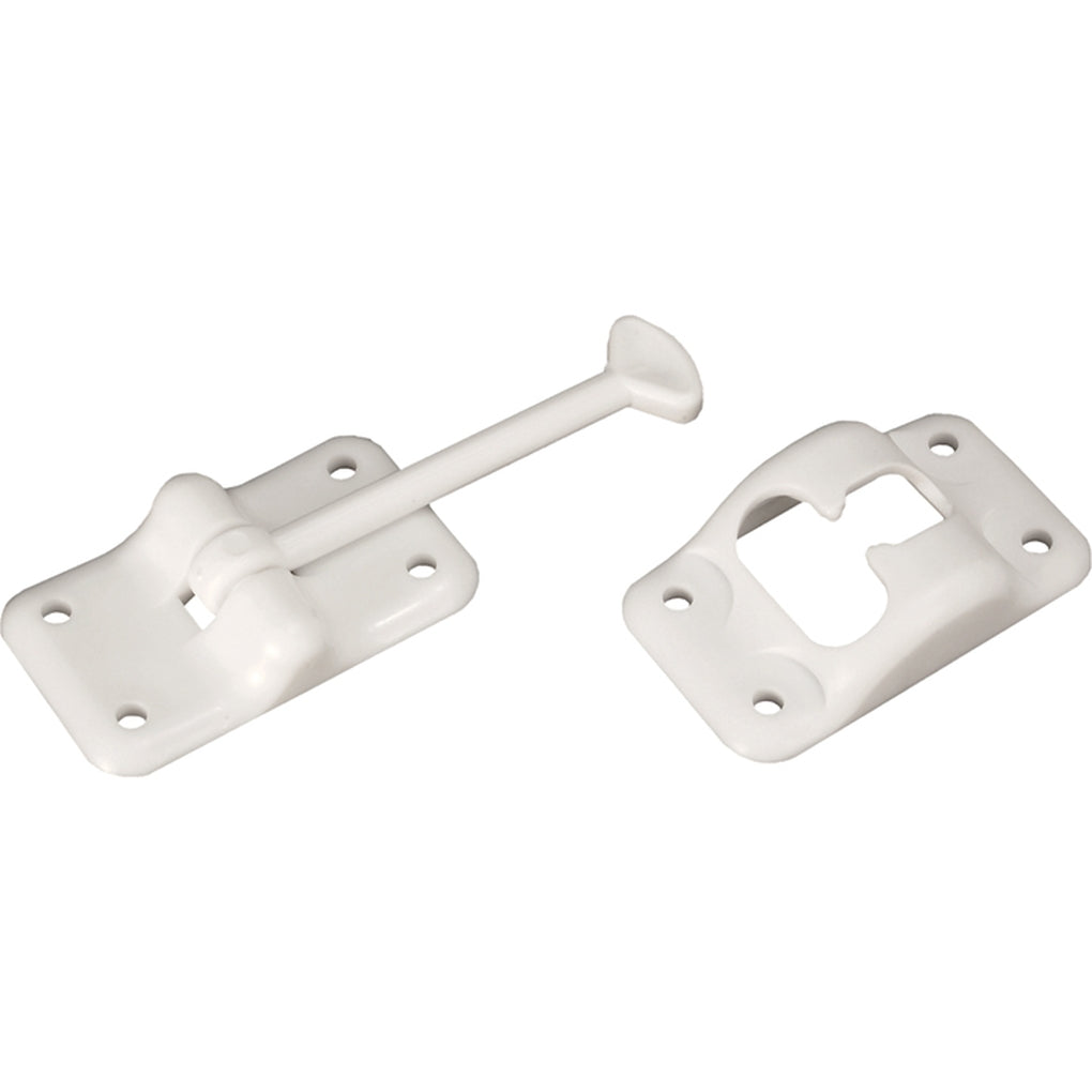 RV Designer E231 Entry Door Holder Plastic T 3 1/2In White