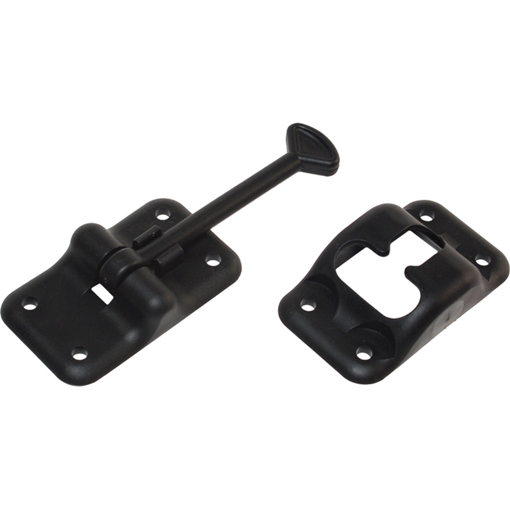 RV Designer E232 Entry Door Holder Plastic T 3 1/2In Black