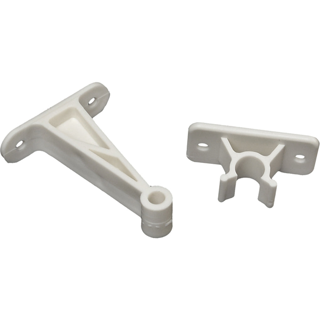 RV Designer E241 Entry Door Holder Plastic Clip 3In White