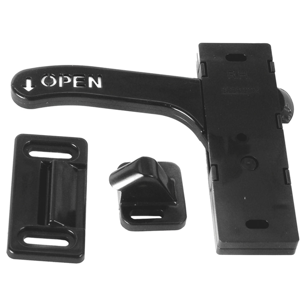 RV Designer E287 Screen Door Latch Black Amerimax Left Hand
