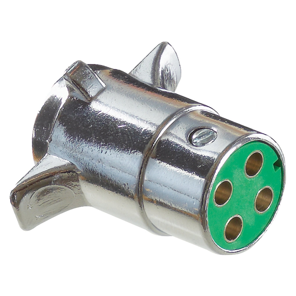 RV Designer P409 4Way Plug Chrome Plated