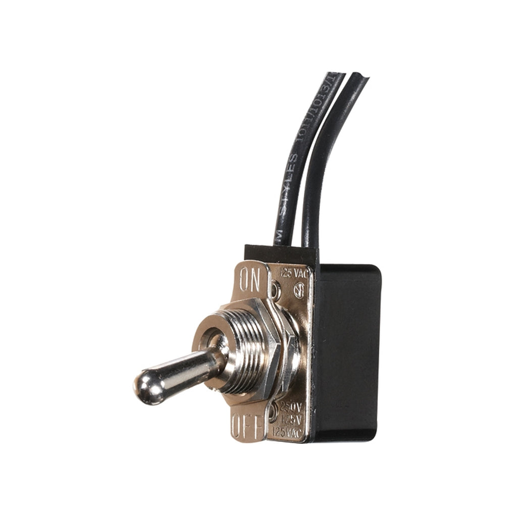 RV Designer S721 Toggle On/Off Switch With 6In Leads 8 Amp 125Vac