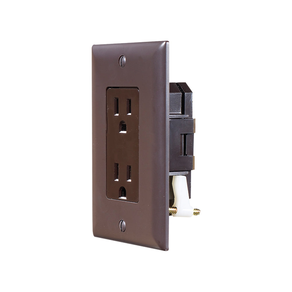 RV Designer S815 Inself Containedin Brown Dual Outlet W/Coverplate
