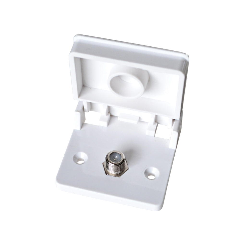 RV Designer T111 White Weatherproof Tv Jack