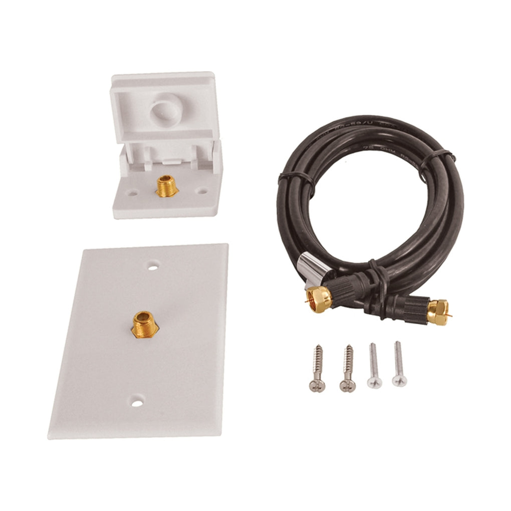 RV Designer T201 Tv Hook Up Kit White