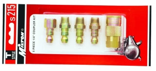 Milton S215 5 Piece T-Style Coupler Kit