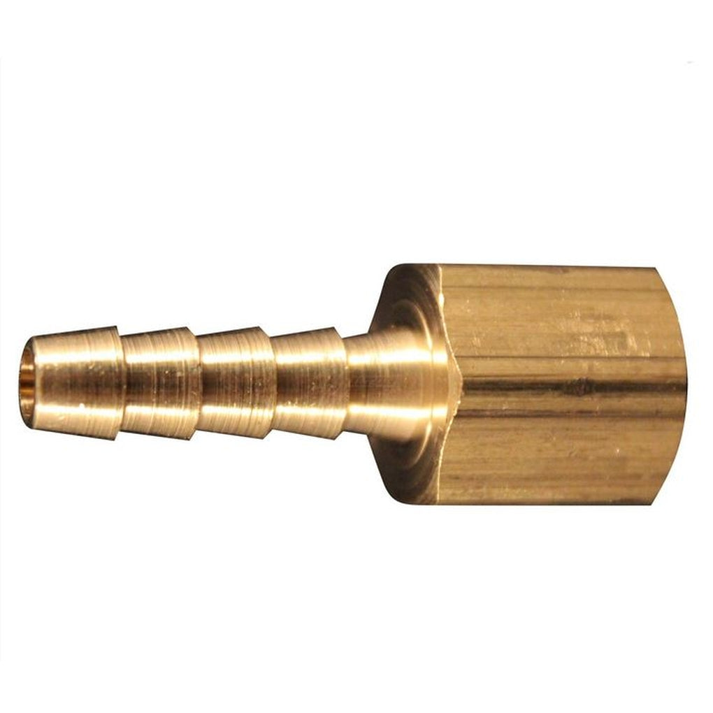 Milton S-605-2 1/4" F. Solid End, 3/8" ID Hose, 2/cd