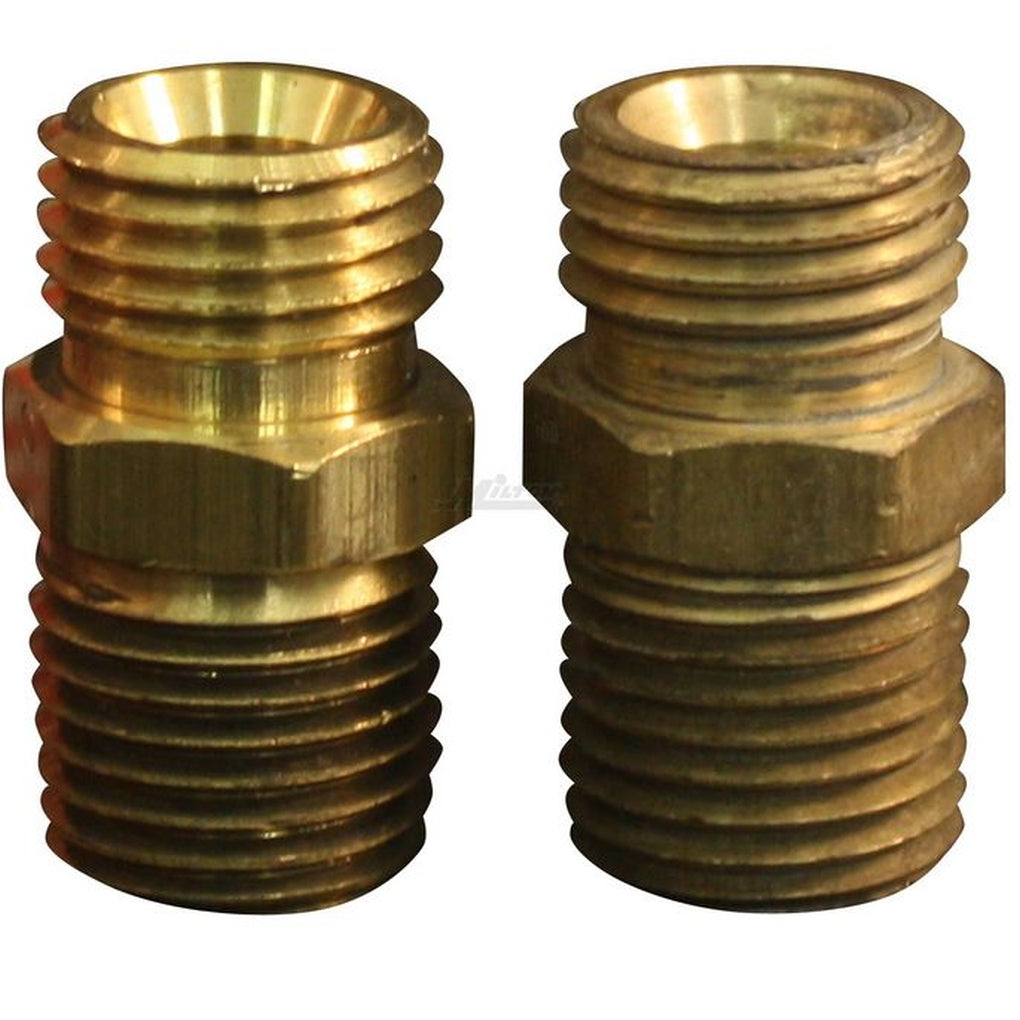 Milton S-648 M. Hex, 1/4" NPT x 1/4" NPS, 2/cd
