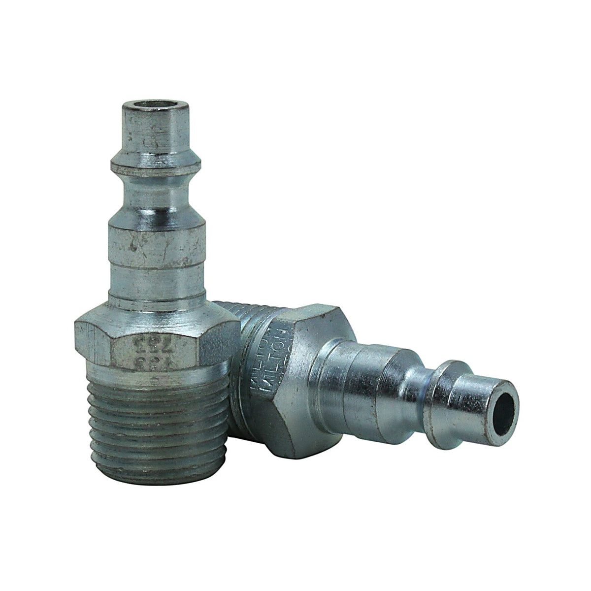 Milton S733 3/8" Male Plug M-Style, 2/cd