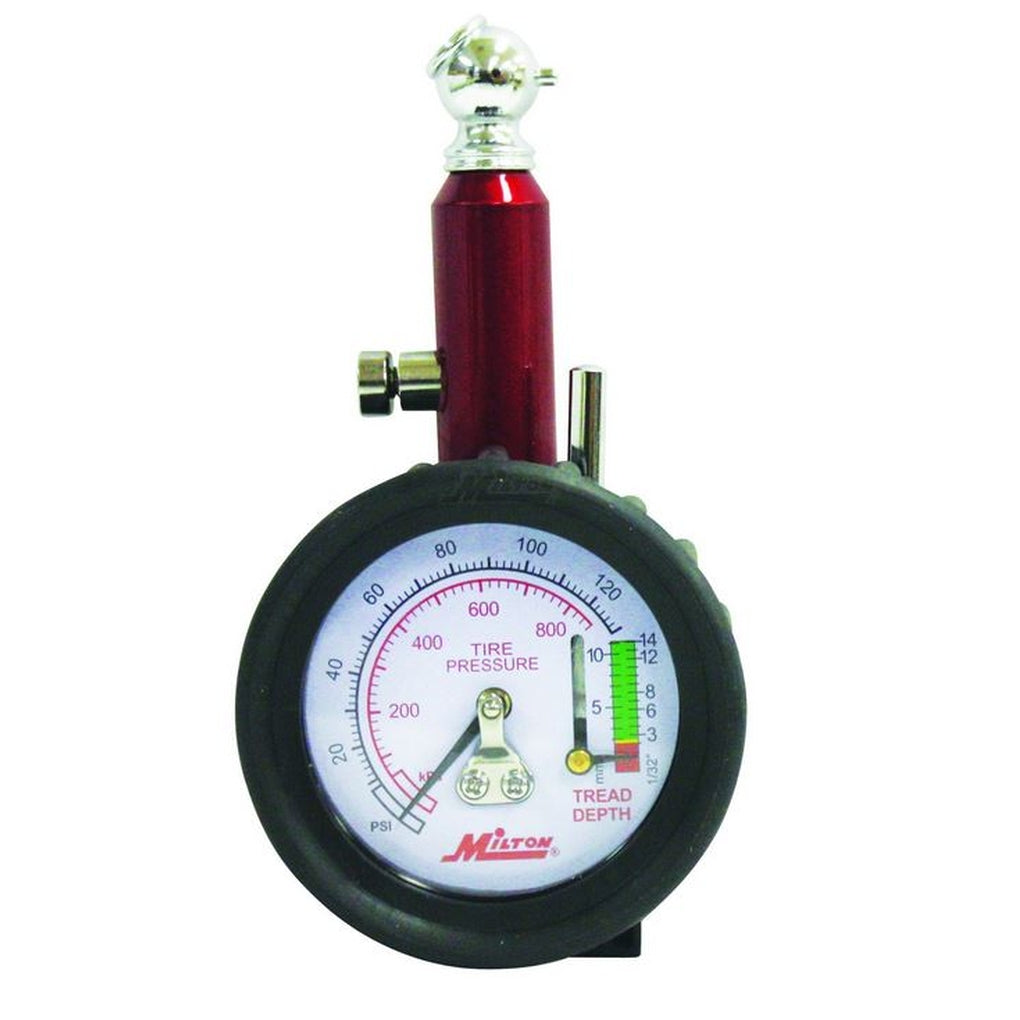 Milton S-934 Single Head Dial Gauge with Tread Depth Gauge