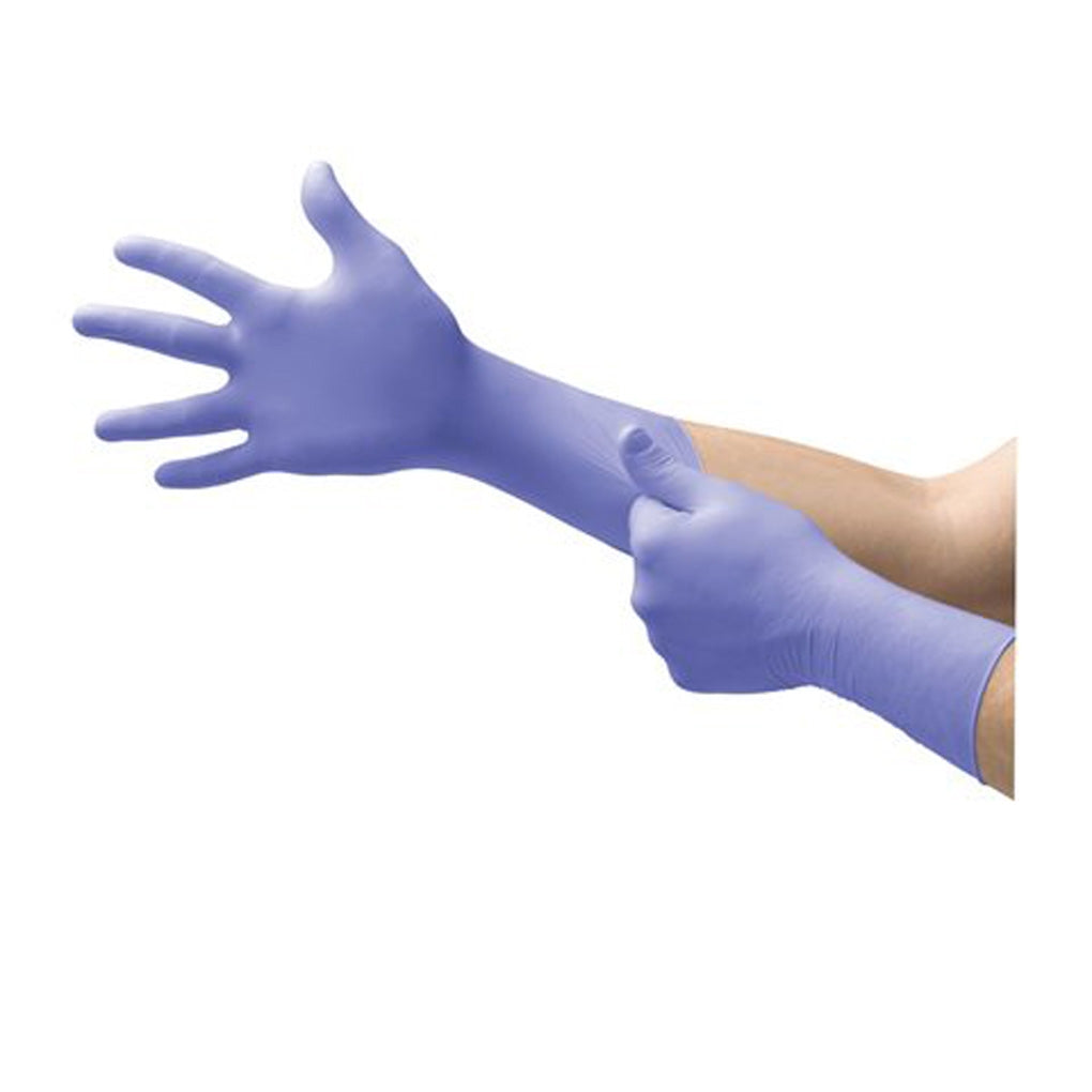Ansell SEC-375 Microflex Supreno Durable Nitrile Exam Glove w/Extended Cuff & Advanced Barrier Protection, XL 50/Pack
