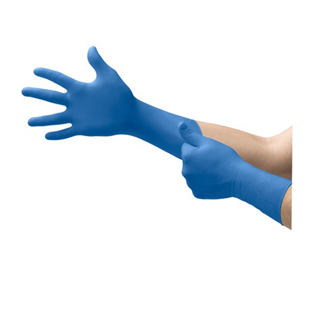 Ansell SG-375 Microflex SafeGrip Durable Latex Exam Glove w/Extended Cuff, Small 50/Pack