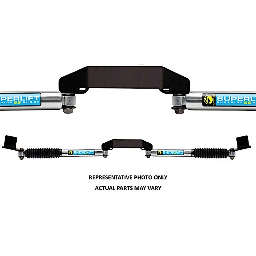 Superlift 92730 0522 Ford F250/F350 Superduty(w/3In Or Greater Lift Height) Dual Steering Stabilizer Kit
