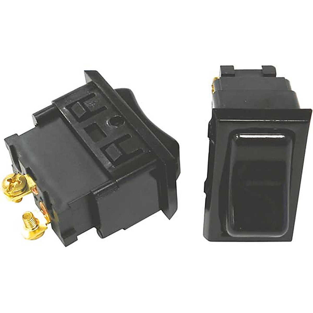 Uni-Bond Lighting - SR103 - On-Off Rocker Black Switch 12v 2 Screws