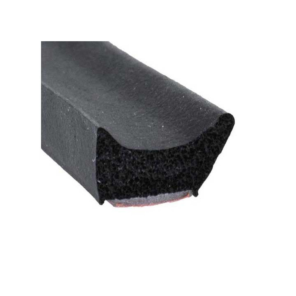Steele Rubber 99-4378-272 W/S Sponge Angular W/Tape 7/16X1/2 15Ft.