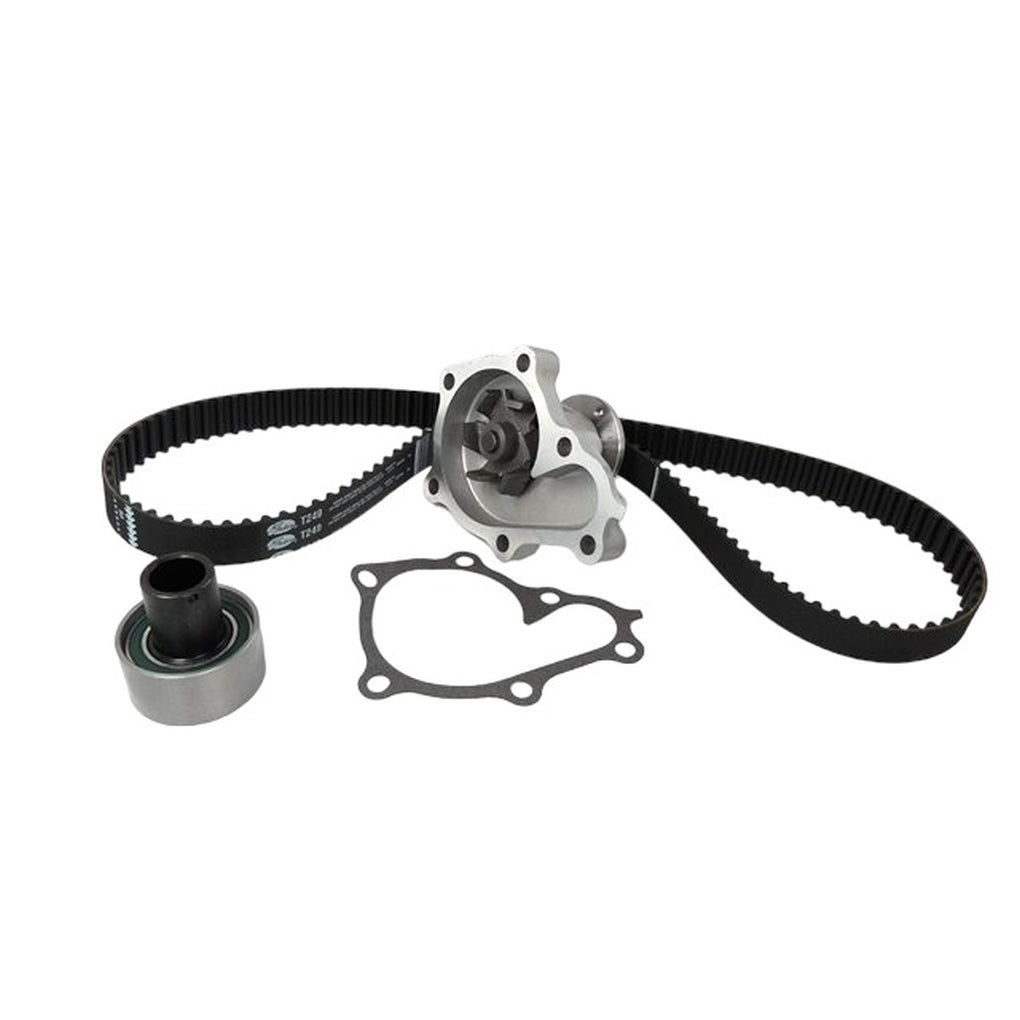 Gates TCKWP249A Timing Belt Component Kit W/Water Pump 3 Components (1 Belt, 1 Tensioner, 0 Idlers, 1 Water Pump)