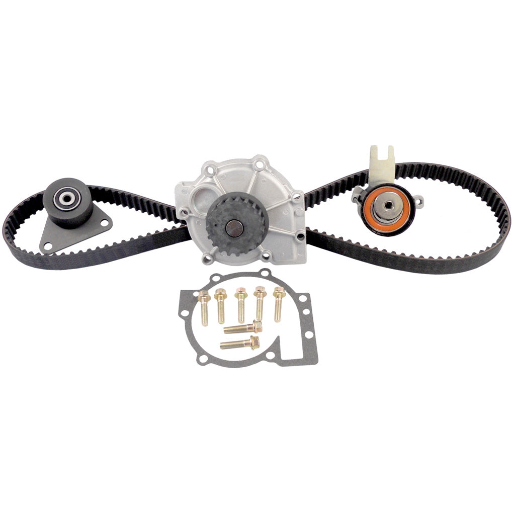 Gates TCKWP331B Timing Belt Component Kit W/Water Pump 4 Components (1 Belt, 1 Tensioner, 1 Idler, 1 Water Pump)
