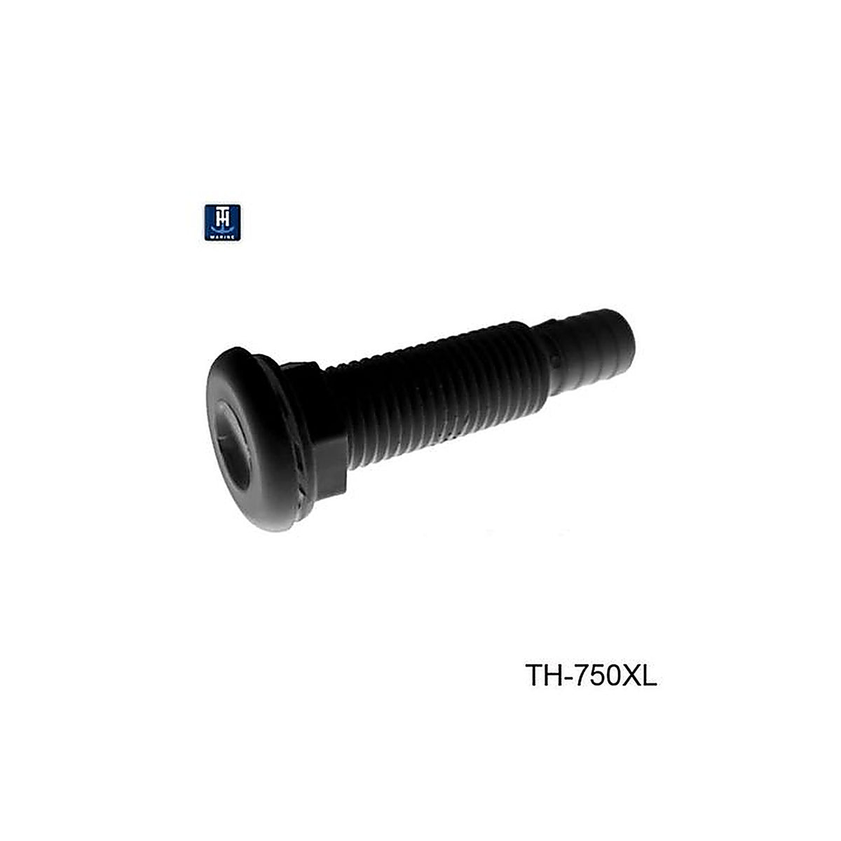 TH Marine - TH-750XL-DP - 3/4in Straight Barbed Extra Long Thru Hull - Barbed
