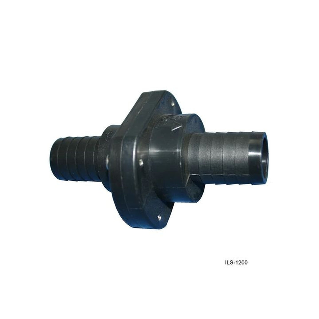TH Marine ILS-1200-DP 1 1/8In Inline Scupper Black