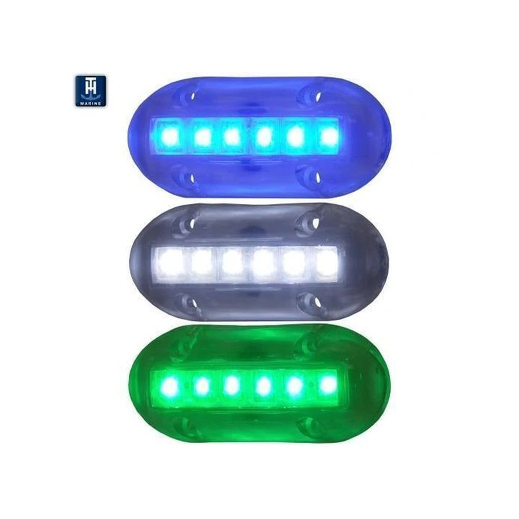 TH Marine LED-51866-DP White LED Underwater Surface Mount Light Retail