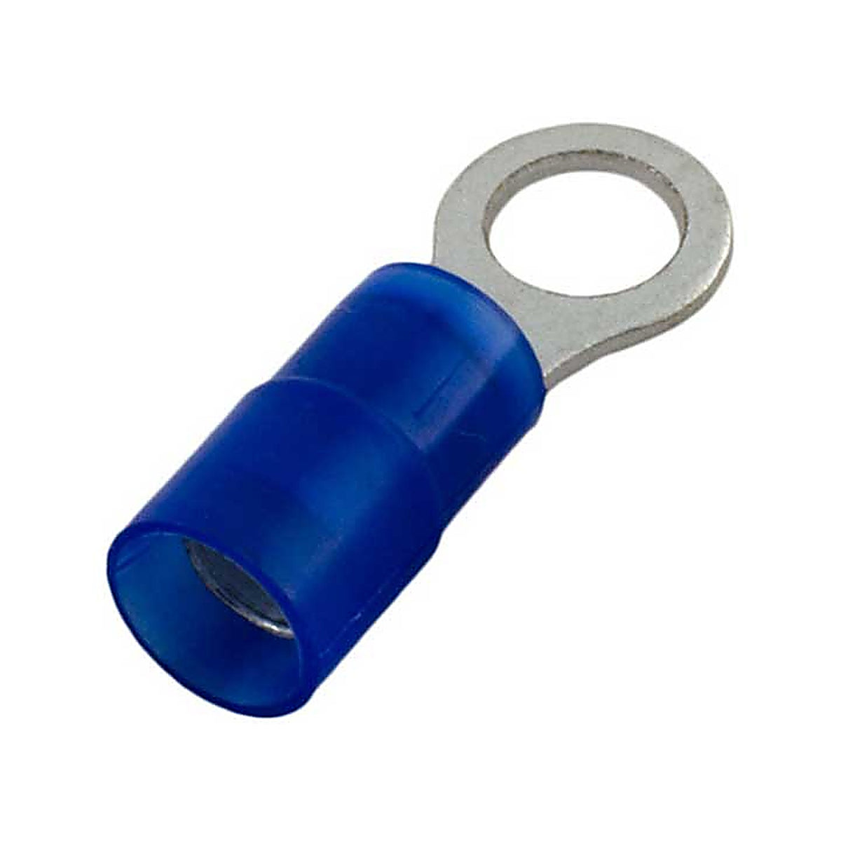 Uni-Bond Lighting - TR1408-100 - (100/Pack) Insulated Ring Terminals Blue 16-14 Ga Stud 8