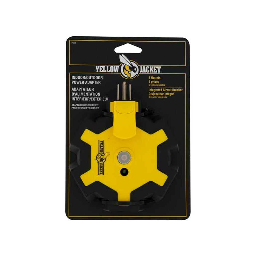 Southwire 41045001 Yellow Jacket 5Outlet Indr/Outdr Adapter 6 Pc Pdq
